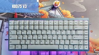 KBD75 V3 Keyboard Typing Sound [upl. by Sirromal]