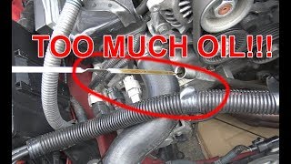 What happens if you overfill your engine oil [upl. by Elaine]