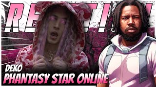 Deko  PHANTASY STAR ONLINE ft Yameii Official Music Video REACTION [upl. by Ahcmis11]