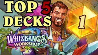 TOP 5 BEST DECKS w Marin the Manager  TOP DECKS to HIT LEGEND and STAY LEGEND in Hearthstone [upl. by Nyliret619]