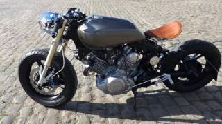 Yamaha Virago XV750 Cafe Racer build finished [upl. by Toile634]