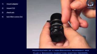 Iris non Gehmann magnifying diopter adapter and CLS [upl. by Enajiram212]