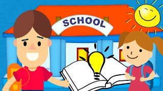 POR QUE LOS NIÑOS DEBEN IR A LA ESCUELA 📋🖌✏️ video educativo para niños [upl. by Roselani]