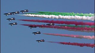 Frecce Tricolori  atterraggio e decollo  Pattuglia acrobatica PAN  Pisa Air Show 2017 [upl. by Dwight92]