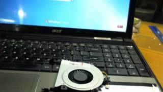 Thay quạt tản nhiệt CPU laptop Acer Aspire 5745 tại Hà Nội 0988769785 [upl. by Lanuk]