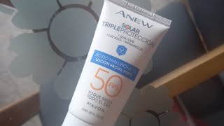 Anew  Solar Triple ProtecciónAvon Protector solar FPS 50 [upl. by Gherlein921]