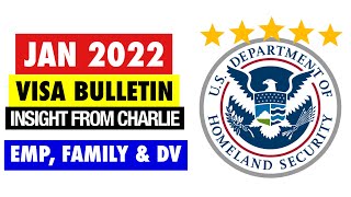 Jan 2022 Visa Bulletin Predictions  Chats with Charlie  Employment Family and DV category USVisa [upl. by Noired]