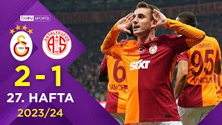 Galatasaray 21 Bitexen Antalyaspor  27 Hafta  Trendyol Süper Lig 20232024 [upl. by Caldwell493]