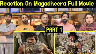 Reaction On Magadheera Hindi Dubbed Full Movie  Ram Charan  part 1 [upl. by Joktan247]