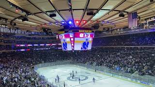 New York Rangers Goal Horn at Madison Square Garden [upl. by Rahas]