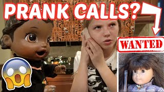 BABY ALIVE gets PRANK CALLS from SPOOKY DOLL The Lilly and Mommy Show HALLOWEEN KIDS SKIT [upl. by Oderfodog155]