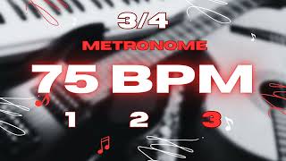 75 BPM  34 amp 38 Metronome [upl. by Bledsoe]