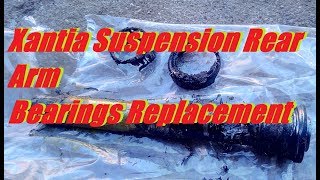 Citroen Xantia Suspension Rear Arm Bearings Replacement [upl. by Nevuer]