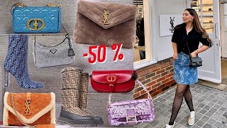 70 OFF BAGS 🔥 LUXURY SHOPPING VLOG BICESTER VILLAGE ft YSL Gucci Prada amp MORE [upl. by Ylim]