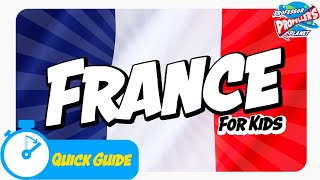 France for Kids  Fun facts on the French travel guide for kids [upl. by Srednas778]