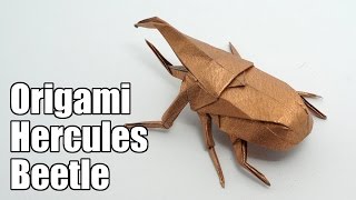 Origami Hercules Beetle Jo Nakashima [upl. by Rosmunda557]