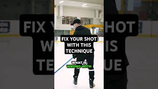 FIX YOUR SHOT WITH THIS TECHNIQUE hockeydevelopment hockeycoach [upl. by Lubbock]