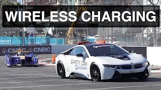 How Wireless Charging Works On The BMW i8 [upl. by Darbie]