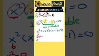 ECUACIÓN grado 4 por FACTORIZACIÓN maths educacionmatematica algebra matematicas maths [upl. by Anastice124]