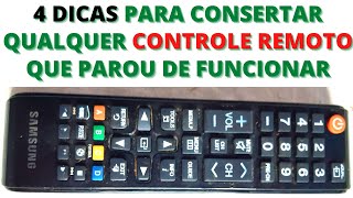 👉 controle remoto parou de funcionar Siga essas 4 DICAS para consertar e veja como testar ele [upl. by Mead]