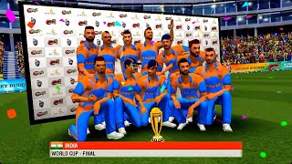 wcc2 update 2019 world cup Final match Gameplay India VS Australia [upl. by Anaibib]