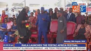 Africans WOWED by ENERGETIC RailaObasanjo jiggling dancing styles to Suzanna OwiyoLes Wanyika HITS [upl. by Wester110]