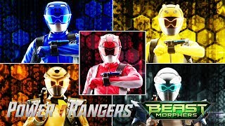 All Ranger Morphs in Power Rangers Beast Morphers  Power Rangers Official [upl. by Sileray]