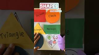 Learn Shapes With Easy Drawing “Shapes Activity for Kids “  Shapes Craft for Preschool Kids [upl. by Adnirak]