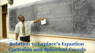 Solution to Laplaces Equation  Using Cartesian and Spherical Coordinates [upl. by Jori50]