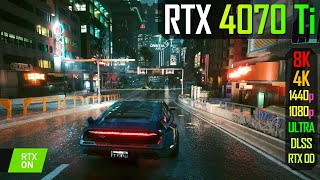 RTX 4070 Ti  Cyberpunk 2077 with RT Overdrive [upl. by Petunia]