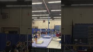 Savannah  985 Xcel Gold Bar Routine State Meet 2023 [upl. by Llehcnom]