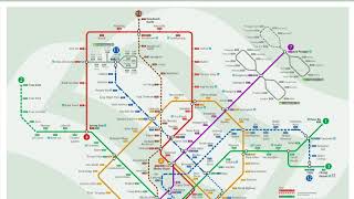 MRT MAP SINGAPORE GUIDE LINES [upl. by Yajnas]