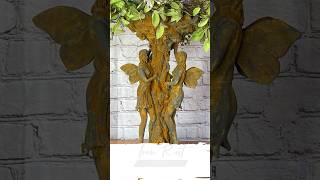 Rusted Iron Finish diy thriftflip diycrafts thrift diyhomedecor [upl. by Casady]