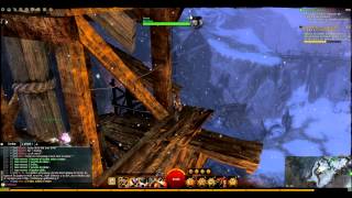 Panorama Falaises de Hantedraguerre Dredgehaunt Cliffs Guild Wars 2  Jumping Puzzle [upl. by Dibru965]