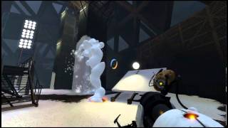 Portal 2 Walkthrough  Part 22  Lots of White gel Going up [upl. by Anolla3]