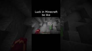 Luck in Minecraft be like [upl. by Arreik564]