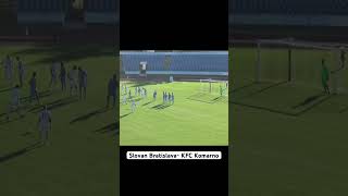 Slovan Bratislava  KFC Komarno football футбол soccer footballskills soccer futbol [upl. by Lonni554]