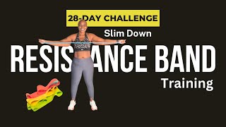 GET FIT FAST with 28 Day Resistance Band Challenge [upl. by Anitneuq]