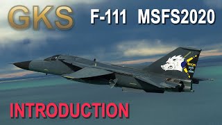 GKS F111E for MSFS2020 Introduction [upl. by Ardnuaek]