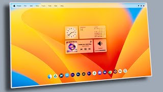 How To Give Windows 11 A Stylish Macos Makeover With Dynamic Wallpaper [upl. by Grenier]