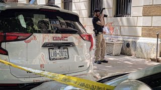 Woman Stabbed to Death Outside NYC Apartment Building [upl. by Chico]