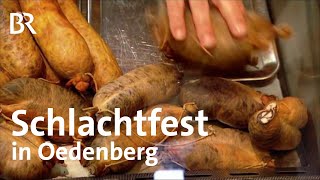 Kesselfleisch Schlachtfest in Oedenberg  Zwischen Spessart und Karwendel  BR  Doku  Reportage [upl. by Lipman943]