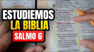 Cómo ESTUDIAR la BIBLIA correctamente estudio bíblico salmo 6 [upl. by Shantee]