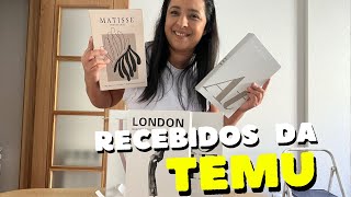 RECEBIDO DA TEMU LIVROS DECORATIVOS temu temuhauls [upl. by Ocinom354]