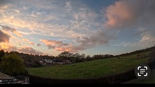 Time Lapse Sky October 21st 2024 North Yorkshire UK By John Grant [upl. by Almat]