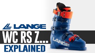 Lange RS Z Race Boot Line  Explained [upl. by Eadie371]