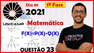 UNICAMP 2021  Gabarito Matemática  Dia 1  Questão 23  Função Quadrática [upl. by Astred]