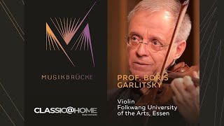 Music bridge  Prof Boris Garlitsky  Violin [upl. by Adieno792]