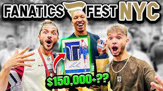 100000 Sports Card Negotiating at Fanatics Fest NYC [upl. by Laicram]