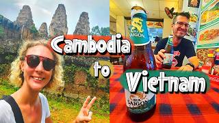 Crossing The Border From Cambodia to Vietnam by Bus Visa Requirements For Canadians [upl. by Enayr]